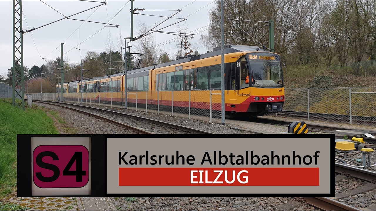 AVG Führerstandsmitfahrt S4 EILZUG Weinsberg - Eppingen