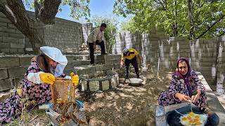 Dariush Builds Stone Stairs While Tela Harvests Fresh Honey and Leila Cooks 🍯