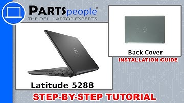 Dell Latitude 5288 (P27S001) Back Cover How-To Video Tutorial