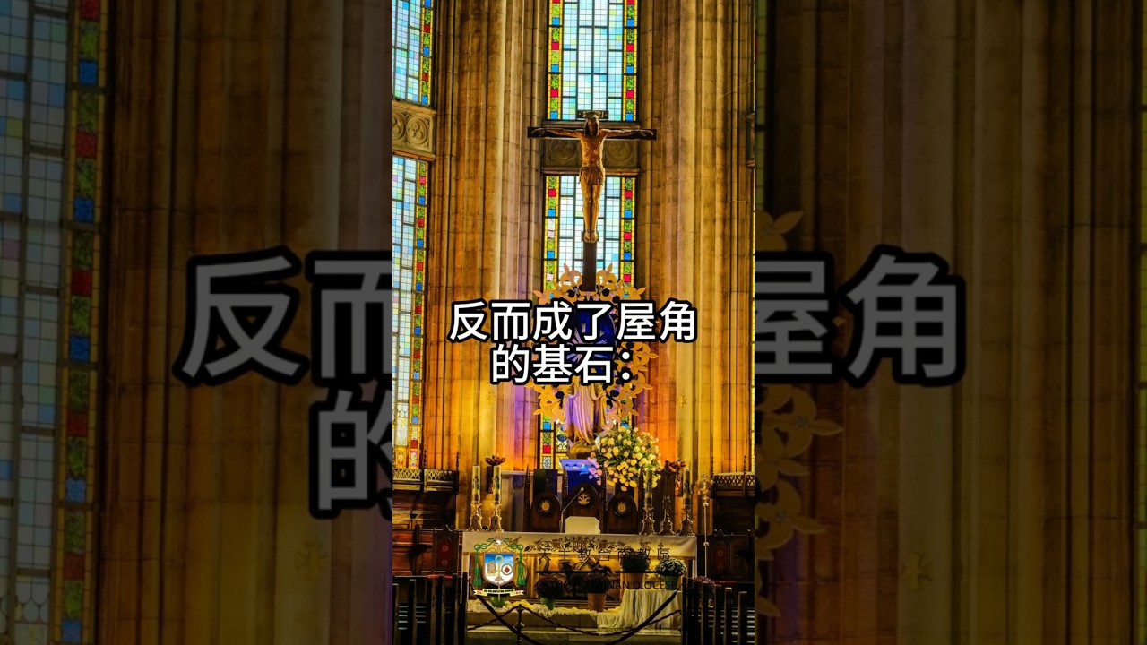 06/01  恭讀聖馬爾谷福音　12:1-12   匠人棄而不用的石頭，反而成了屋角的基石。
