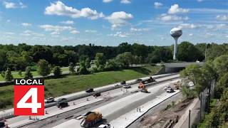 Metro Detroit I-96 project hits major milestone as traffic moves onto new concrete