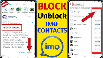 How to Block & Unblock IMO Contacts in 2025