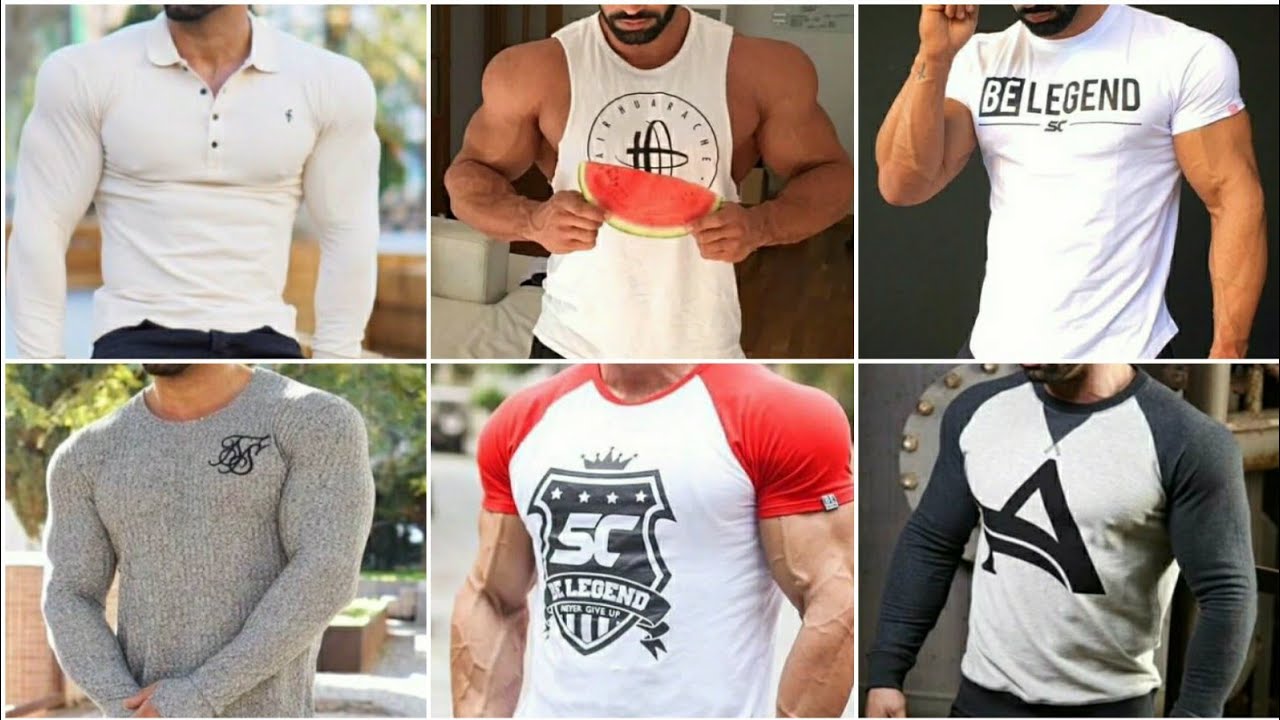 Fit Muscle Men T-Shirt Ideas 2020 | Shirt Design For Muscular Men | Bodybuilder Shirt Fashion | ZHF