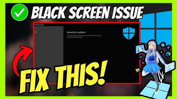 Fix Windows Security Blank Screen on Windows 11 | Windows Defender Black Screen Solution 2025