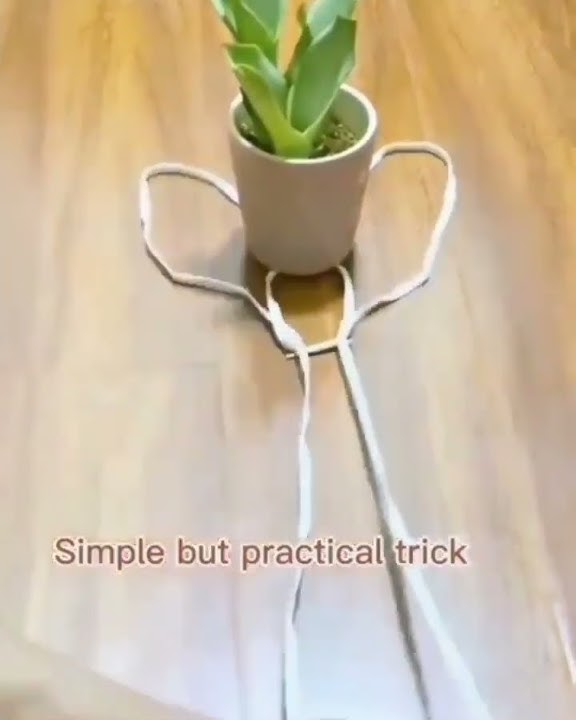 Trucco per appendere le piante!🍃Imperdibile!