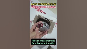 Laser distance sensor #sensor #laserdistancesensor #lasersensor #robotics #automation