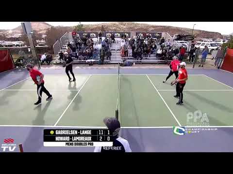 Great Defense Turned Better Offense Pickleball Highlight - Red Rock Open Men's Doubles