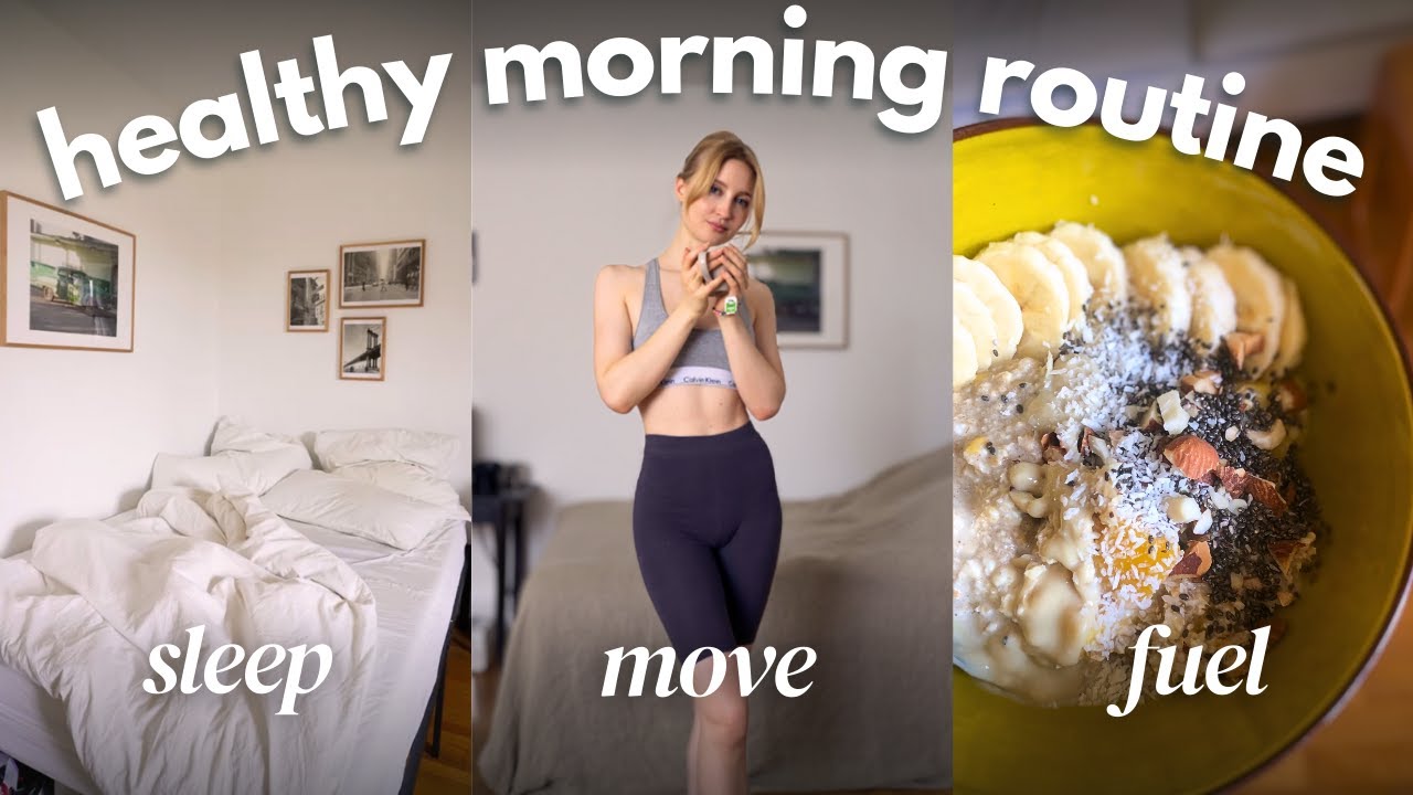 8AM Healthy & Productive Morning Routine (plus explanations) - YouTube