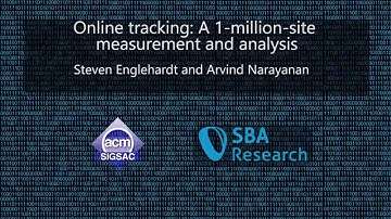 CCS 2016 - Online tracking: A 1-million-site measurement and analysis