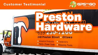 Gps To Go Customer Testimonial Preston Hardware .Gpstogo.ca