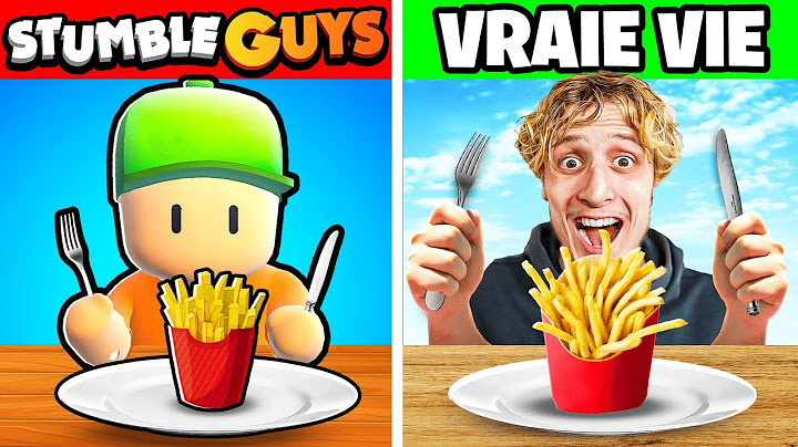 Je Mange La Nourriture Stumble Guys Dans La Vrai Vie