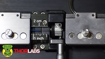 Thorlabs LDC Cleavers: Flat Cleave with Tension-and-Scribe Method