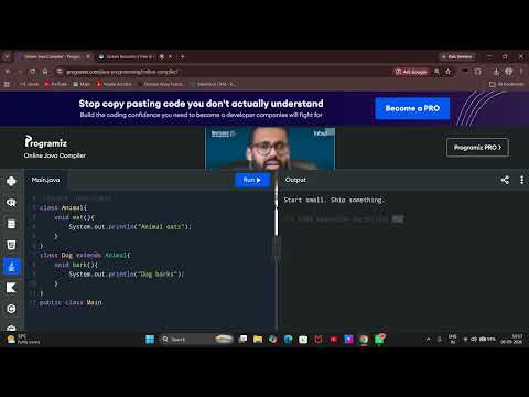 3. Single Inheritance | OOPS In Java Bangla Tutorial