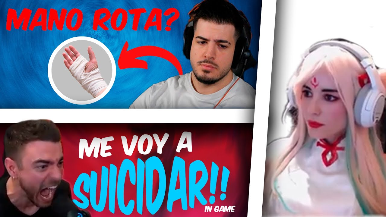 ELMIILLOR se ROMPE la MANO del ENFADO?? Mejores Clips LOL Español - YouTube