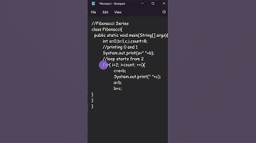 Fibonacci Series in #java using #commandprompt |Code in| #trending #tutorial #shorts