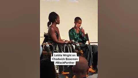 Letitia Wright Opens Up About The Moment She found out Chadwick Boseman had passed 😔🥺 #shorts