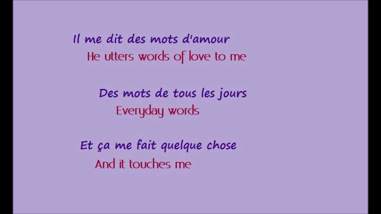 La Vie En Rose W English French Lyrics Youtube La vie en rose lyrics. la vie en rose w english french lyrics