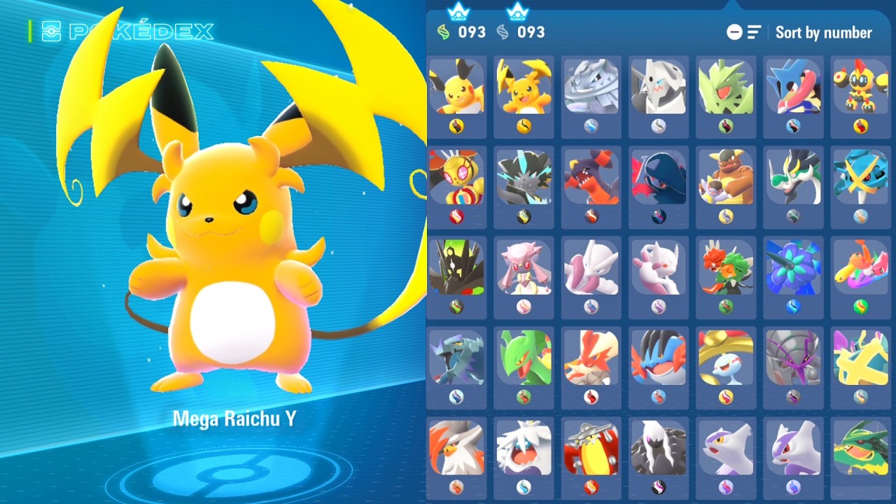 Pokémon Legends Z-A - Full Mega Pokédex Complete (DLC Included)