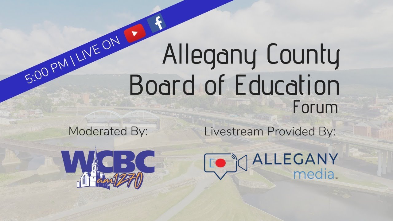 WCBC Allegany County Board of Education Forum YouTube