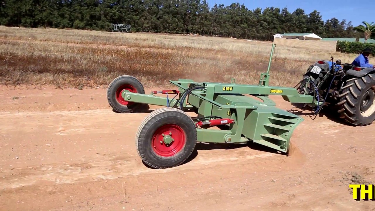 GRADER TRAILED HYDRAULIC G57 INDUSTRIAL by ERDVARK. YouTube