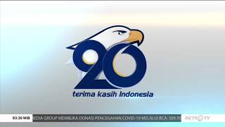 Station Id Metro Tv 20 Tahun  Terima Kasih Indonesia 2020