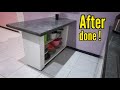 cara membuat kabinet mini bar dari selembar multiplek