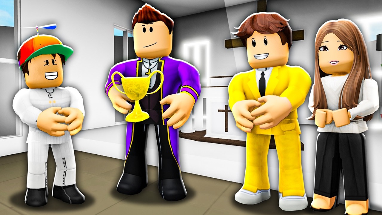 TEODOR MA PIERWSZĄ KOMUNIĘ w BROOKHAVEN RP! 😇🌟 (Historyjka Roblox)