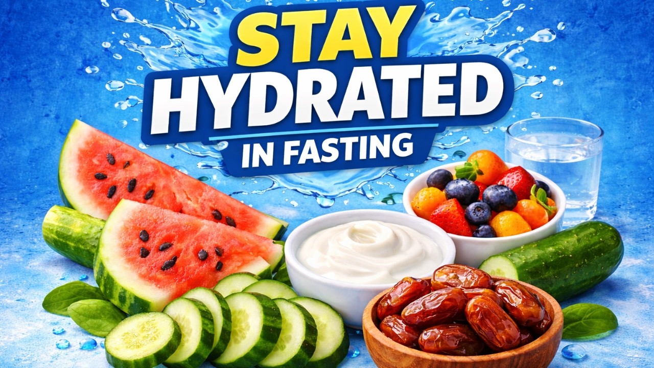 What to Eat in Sehri & Iftar to Stay Hydrated While Fasting - YouTube