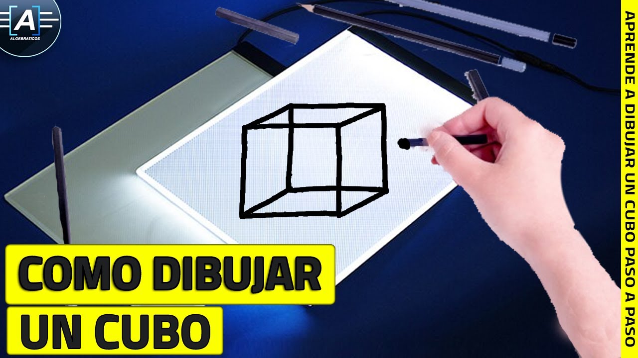 🔴 Como Dibujar Un Cubo Paso A Paso Dibuja Fácil Un Cubo Para