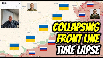 Zaporizhia Area Front Line Collapse. 1 Year Time Lapse. Is The Front Line Static? | Rowell Report