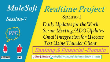 MuleSoft | Realtime Project -Session-7| #vitechtalks | Sprint-1 GMail Integration | Daily Scrum