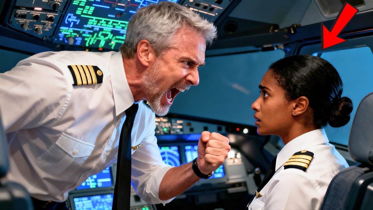 Un Piloto Arrogante Se Niega A Volar Con Una Copiloto Negra — 5 Minutos Después Pierde Su Trabajo