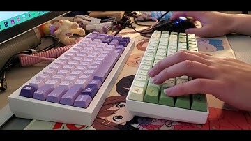 CIY Tester68 with Invokeys Matcha Latte (Factory Lubed) Sound Test