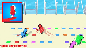 Bridge Race Gameplay - All Levels (Android,iOS) #1