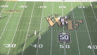 DJ TAYLOR Wake Forest Career Highlights