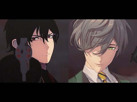 【にじさんじMMD】銃モーション2種【レオス(黒レオス)/オリバー】