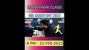 Marathon Class for RBI Assistant Preparation 🔥 6 PM #adda247