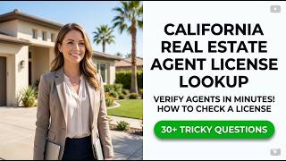 California Real Estate License Search 2026 | Verify DRE Status and Broker Affiliations