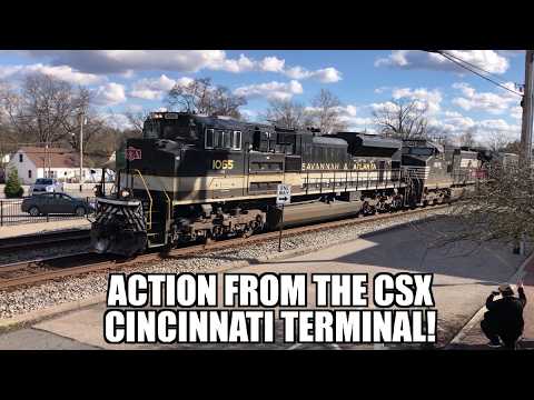 Action from the old B&O Cincinnati Terminal!