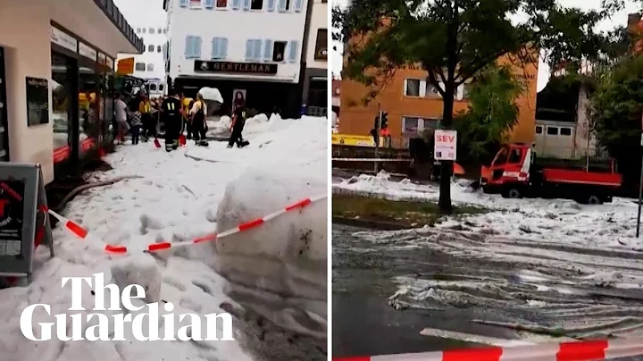 Snowploughs deployed in German city after heavy August hailstorm - 天天要闻