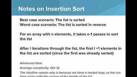 Insertion Sort