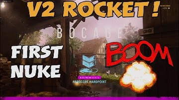 My First ever NUKE (V2 rocket) on VANGUARD using the MP40