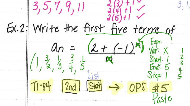 PreCalc 8.1 Sequences and Series