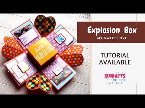 Explosion Box ( MY SWEET LOVE ) | TUTORIAL AVAILABLE