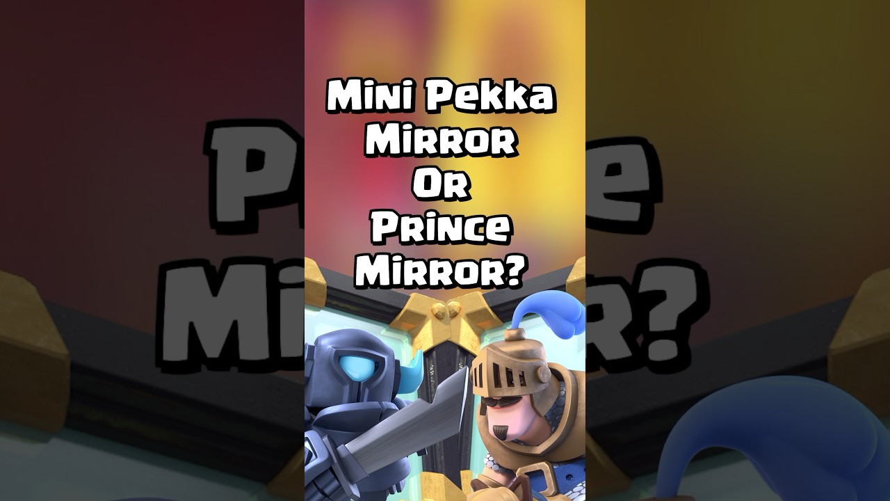 Кто быстрее получит 3 короны: Мини Пекка или Принц Мирроред?! 🤔 