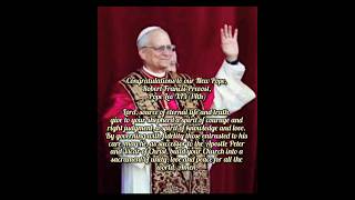 Congratulations To Our New Pope, Robert Francis Prevost, Pope Leo Xiv 2025