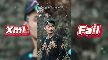 স্বার্থপর হয়ে যদি ভালো থাকা যায় তাহলে ক্ষতি কি😎😅XmL fail Nene 2025⚔️ FARABI EDITZ⚔️