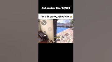 1vs 4 codm in legendary 🔥 | MP Ranked Codmobile #cod #codm #codmobile