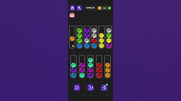 Ball Sort Master Level 64 #ballsortmaster #ballsortmastersolution #puzzlegame #gaming #games