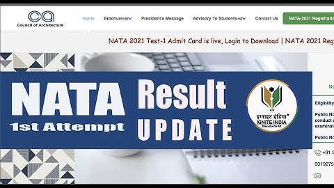 NATA RESULT UPDATE 3 | NATA RESULT  | CRACK NATA - BEST COACHING for NATA IGNITE INDIA EDUCATION
